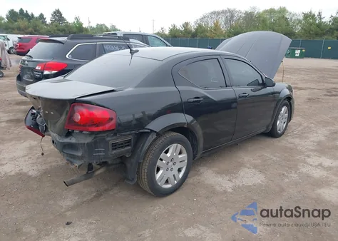 2012 Dodge Avenger Se z USA, uszkodzony, nr VIN 1C3CDZAB7CN310681